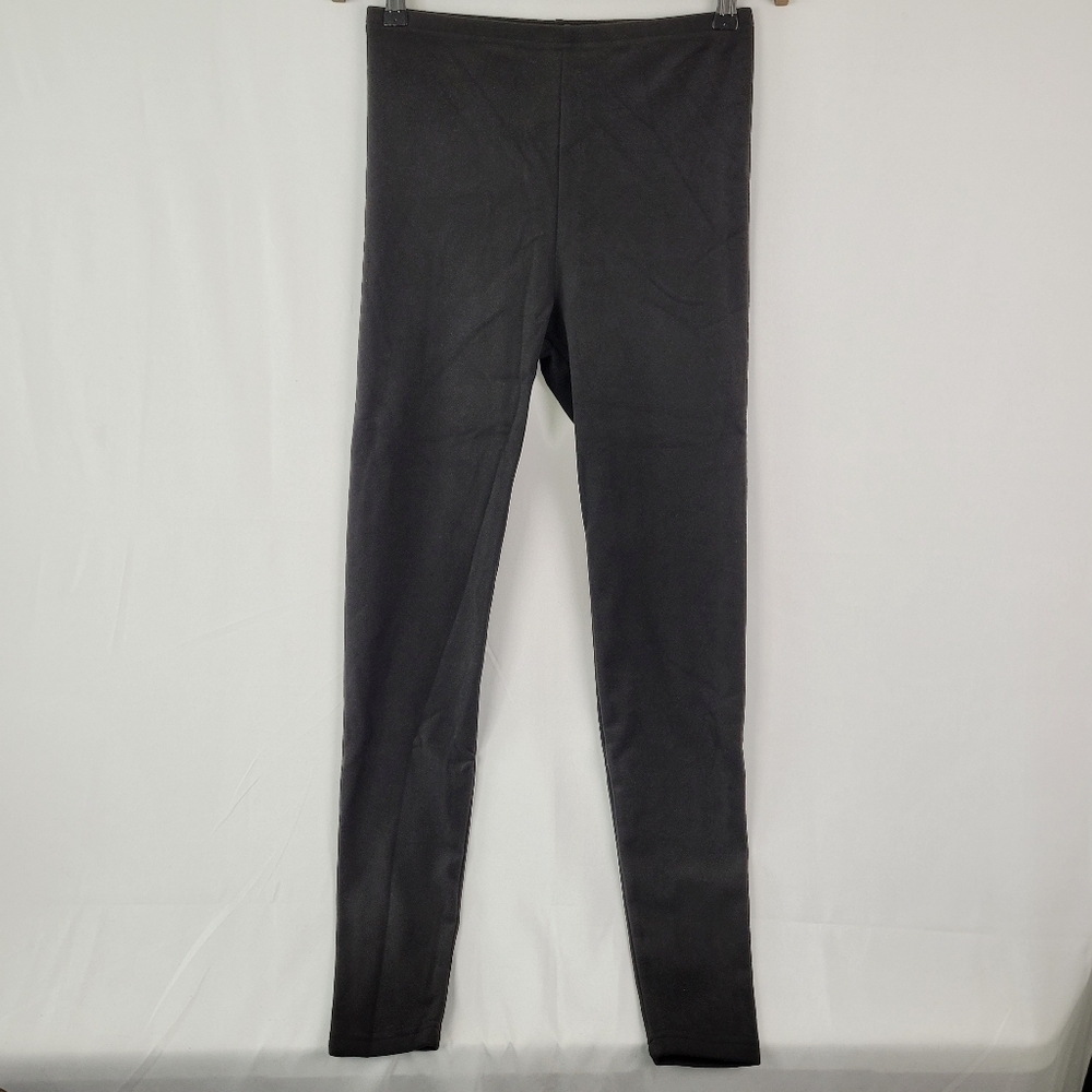 NEW SHEIN Women's Fleece Leggings Black Tapered Leg Size Medium US Size 6